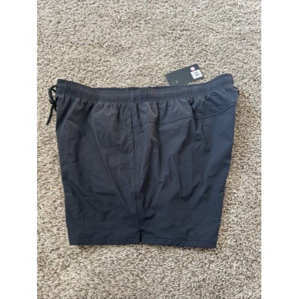 VRST Men's 5" Everyday Short 2022 Woven Nylon Charcoal Lock Size 2XL active